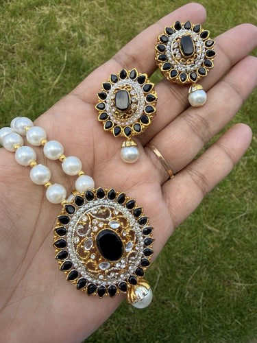 Black traditional set with - black,
