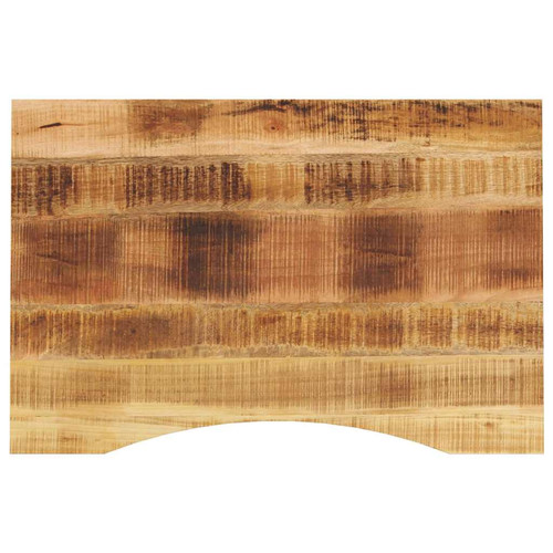 Desk top solid rough - top, mango