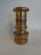 Vintage Brass Fire Hose Nozzle