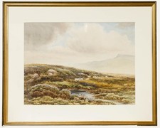 Framed 1878 Watercolour -