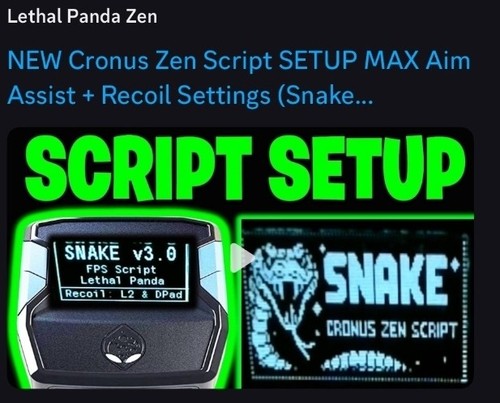 Snake updated cronus - snake, v3.0