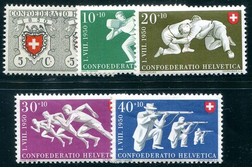 Switzerland 1950 545 549 - switzerland,