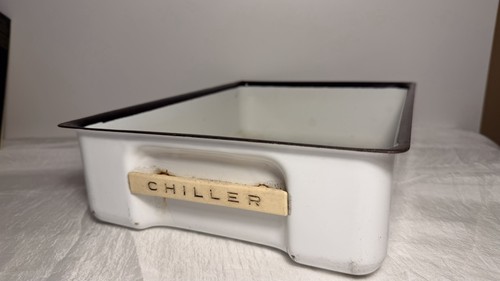 Vintage white enamel - vintage,