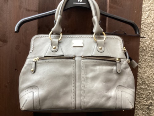 Modalu grey leather pippa - leather,