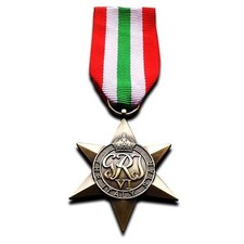 British World War 2 Replica Service/Campaign Medal ITALY STAR Commonwealth WW2