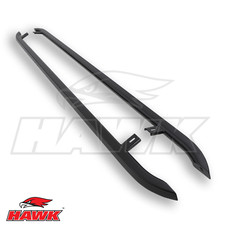 GLOSS BLACK STAINLESS SIDE BARS FOR VW TRANSPORTER T5 T5.1 T6 T6.1 SWB 2003-2023