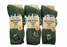 1,3 Pairs Mens Merino Socks Wool Blend Military Work Boot thermal Winter 6-11