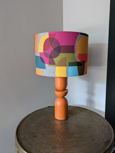 Lampshade colourful abstract - lampshade,