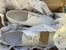 Doc martens Dr.Martens Oxford mono white UK 10-BNIB-Smooth Leather-rare colour