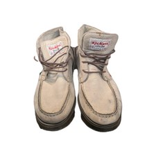 Kickers Boots Ladies Girls Moccasin Beige Leather Genuine Vintage EU39 