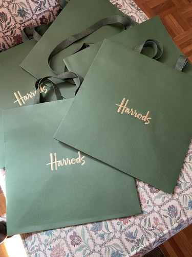 Harrods green gift carrier - green,