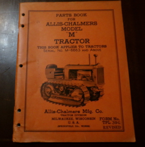 Allis chalmers model - model, m