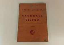 Vauxhall Victor F Model series II original genuine 1960 owners handbook TS460/2