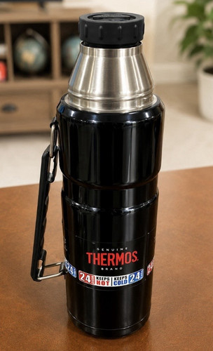 Thermos black stainless - black,