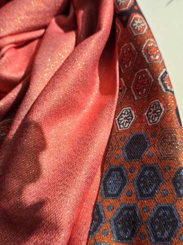 Red pashmina scarf - pashmina,