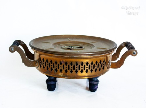 Antique hot plate copper and - hot,