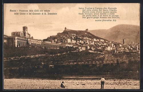 Assisi panorama of the - ak,