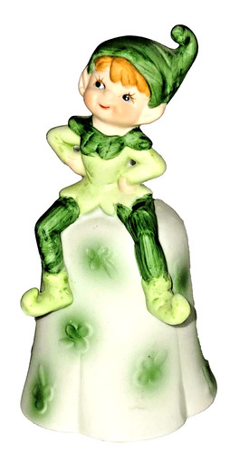 Vintage fairycore green pixie - vintage,