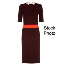 Hobbs  Christie Dress UK Size 12 - AMETHYST (Burgundy)