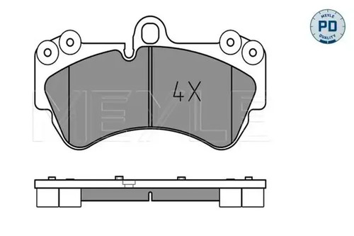 Brake pads front - axle, 236