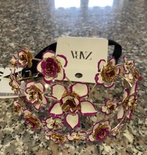 ZARA WHITE AND PINK METAL