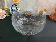 large glass serving bowl