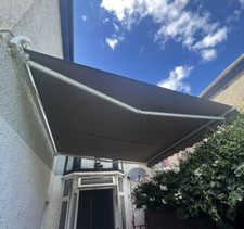 Manual Retractable Awning Outdoor Patio Sun Shade Canopy Garden Wall Shelter
