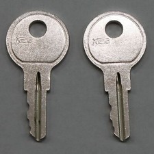 set of 2 keys Knoll File Cabinet / Office Furniture cut to your code: K001-K250