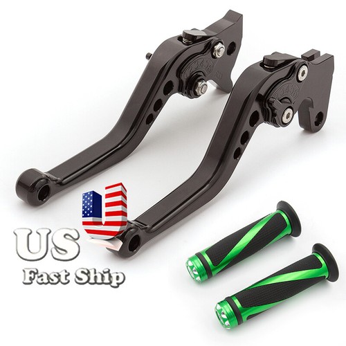 Black short brake clutch lever - black,