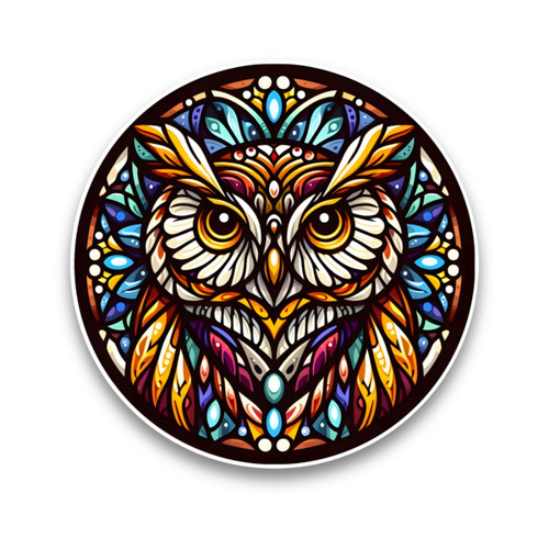 Large beautiful owl stained - large,