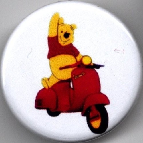 Winnie the pooh scooter pin - the, on