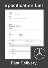 Mercedes Benz Specification