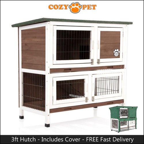 Rabbit hutch 3ft with cover - 3ft,