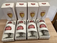 4 STELLA ARTOIS Glasses Boxed
