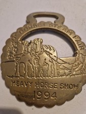 #vintage Horse Brass Gt Dorset Steam Fair Heavy Horse Show 1994.