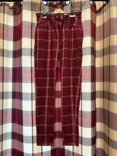 French connection red tartan - french,