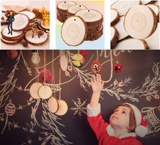 60/30Pcs Wood Slices Round