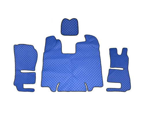 Blue floor mats engine - floor,