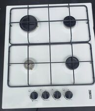 Zanussi ZGH62414wa 60cm Stainless Steel Gas 4 Burner Cooker Oven Hob