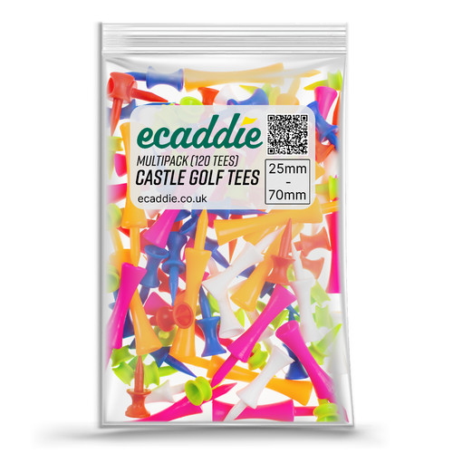 Plastic golf castle tees - castle,