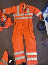 Orange Hi-vis Overall 