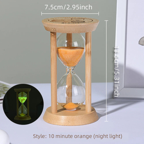 Wooden hourglass sand timer - hourglass,
