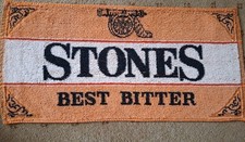 Stones Best Bitter Beer Advertising Bar Towel Used