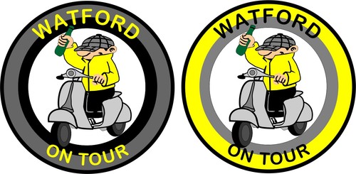 Watford tour pin badge - watford,