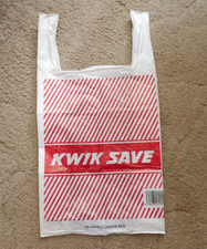 Kwik Save vintage carrier bag