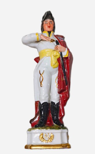 Porcelain military officer - porcelain,