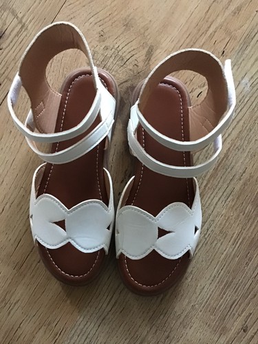 Girls ladies flat white - flat,