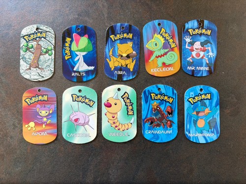 Pokemon metal tags tag - 10,