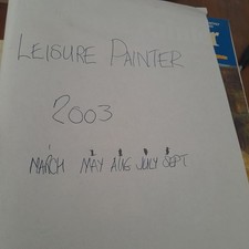 Leisure Painter 2003 5 Issues March May August July September