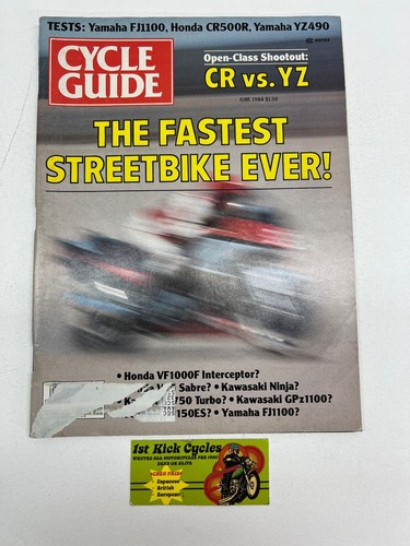 Cycle guide magazine june 1984 - cycle,
